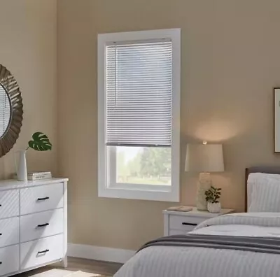 Premium Pre Sized Cordless Room Darkening 1 In Aluminum Blinds - White • $55