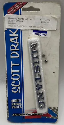 C5ZZ-16098-B Scott Drake Fender/Trunk Letter Emblem 65-6 Mustang NOS On Card • $17.88