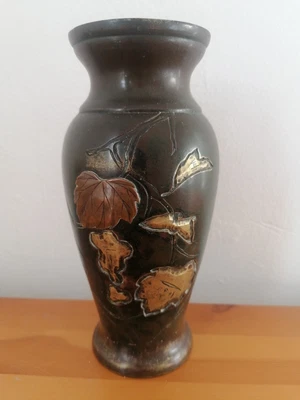 £40 • Buy Superb  Japanese Overlaid Bronze Vase C.1890