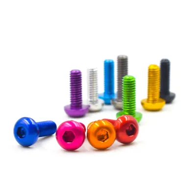 M2-M4 Aluminum Hex Hexagon Socket Screws Button Head Allen Bolts 9 Colors • $9.88