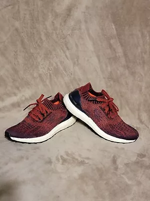 Adidas UltraBoost Uncaged Solar Red Mens Sz6.5 Womens Sz 8 2016 • $44.90