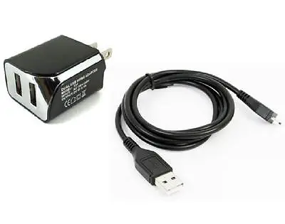 2A Wall AC Home Charger+USB Cable For ATT Samsung Galaxy Note I717 A157 A157V • $10.68