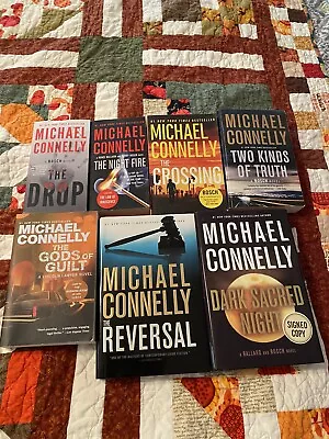 Lot Of 7 Michael Connelly Novels- 2HB/5PB • $14