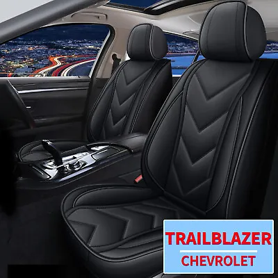 Car 5-Seat Covers Pad Full Set Faux Leather For Chevrolet Trailblazer 2021-2023 • $124.19