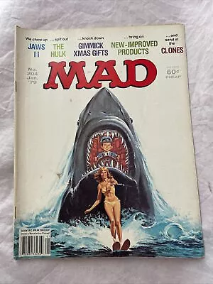 Mad Magazine January 1979 No 204 Jaws II • $13.99