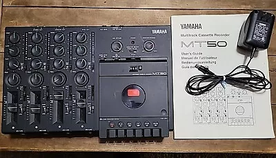 Vintage Yamaha MT50 Multitrack Cassette Tape Recorder 4 Track W/manual  MT-50 • $299.99