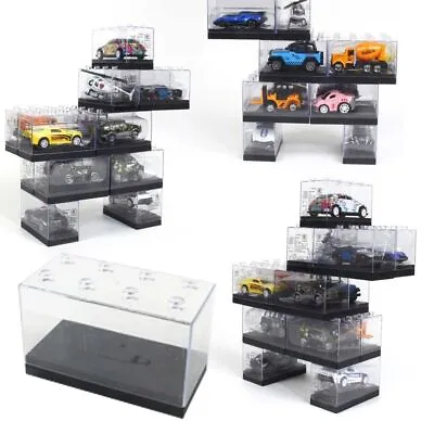 ABS Desktop Storage Toy Display Cabinet Durable Card Show Box  Small Car Model • $15.36