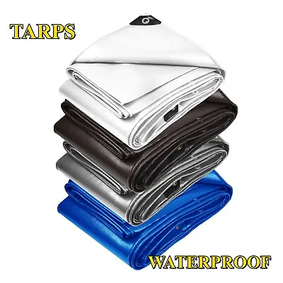 TANG Tarps Extreme Heavy Duty Waterproof Tarp For Roof Patio Pool Boat Outdoor • $30.59