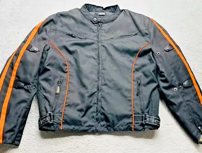 Xelement Motorcycle Jacket Mens Size Small Full Zipper Zip Out Liner Vented  • $30