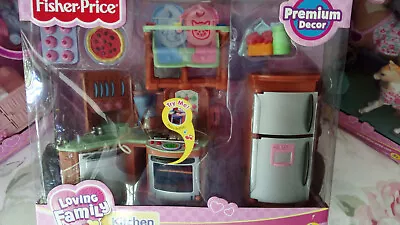 Fisher Price Loving Family Dolls House Kitchen With Sounds New • $79.95