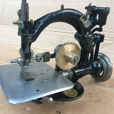 Rare Antique Wilcox And Gibbs Picot Chain Stitch Sewing Machine • £725