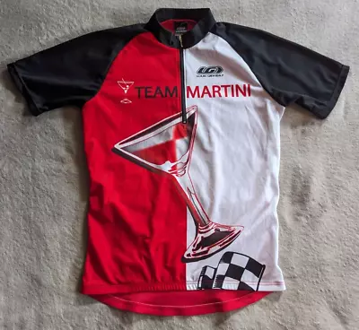 Vintage 1990s 90s LOUIS GARNEAU Team Martini Cycling Jersey Mens M Black Red • $19.99