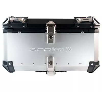 Suzuki VSTROM 650 2017 2018 2019 2020 Top Case GPR Tech 55L Silver Aluminum • $433.40