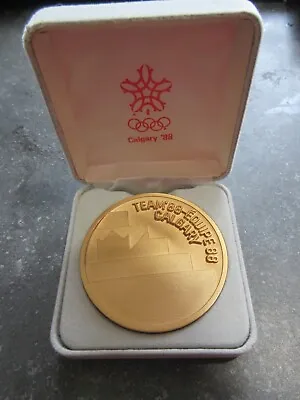 1988 Calgary Winter Olympic Games Medal In Original Case • $74.95