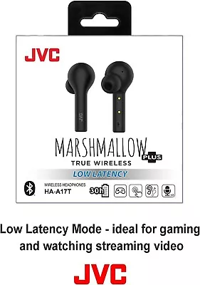 JVC Marshmallow+  Plus HA-A17T True Wireless Earbuds Water Resistant Dual Mic • $49.95