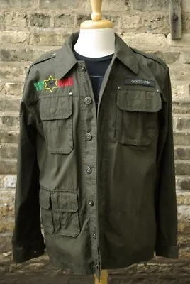 Adidas Originals Bob Marley Tuff Gong Military Jacket Smile Jamaica Rasta Rare! • £395