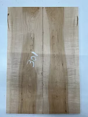 Flame Hard Maple Guitar Drop Top Luthier Tonewoods | 21 X 7-1/4 X 1/4  #301 • $16.50