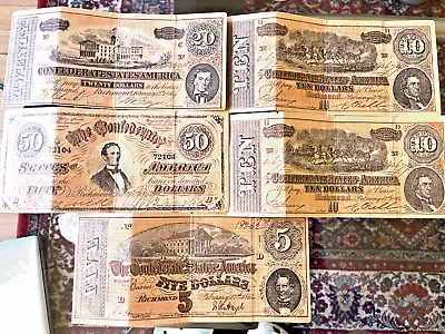 Old Paper Money Collection Lot • $50