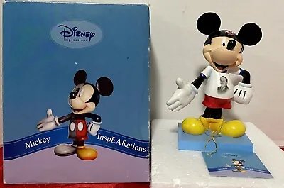 Disney Inspearations Mickey Mouse Speak For Mickey 6” Figurine 75th #17811 • $99