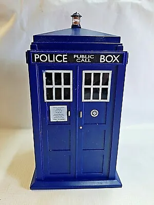 $19.95 • Buy Doctor Who Police Call Box Tardis Cookie Jar W/ Batteries To Power Light/Sound  
