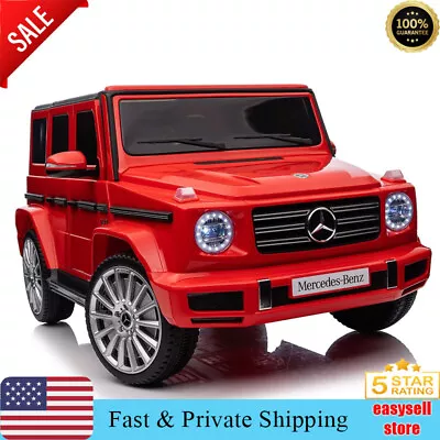 Licensed Mercedes-Benz G500 24V Kids Electric Ride On Car Toy Gift W/ RC 3 Speed • $275