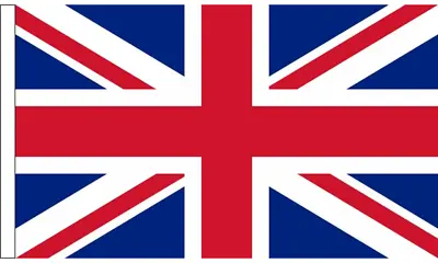 9  X 6   Union Jack British United Kingdom Polyester Hand Waving Sleeved Flag • £2.95