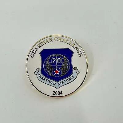 Military Memorabilia Pin Twentieth Air Force Guardian Challenge 2004 • $7.95