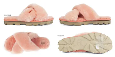 UGG Fuzzette Beverly Pink Fur Slippers Womens Size 8 *NIB* • $54.95