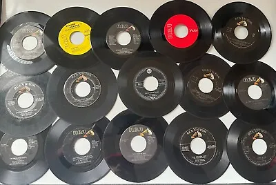 LOT OF 15  ELVIS PRESLEY 7  45 Rpm RECORDS UNTESTED • $12.99