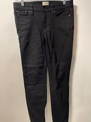 J Crew Womens Toothpick Black Skinny Denim Jeans Size 27  (29 X28 ) • $13.96