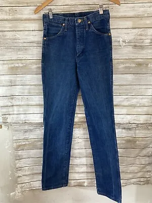 Wrangler Vintage Mens 28 35 Cowboy Cut Pro-Rodeo Competition Jeans STAINED J340 • $12