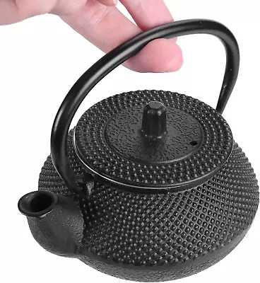 Liseng Japanese Style Cast Iron Teapot With Infuser Stovetop Safe Cast Iron Tea • £17.93