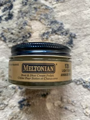 Meltonian Boot & Shoe Cream Polish Light Bone # 126 1.55 Oz Jar Brand New • $18.95