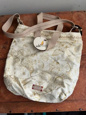 Sakroots By The Sak Rose Gold Textile Crossbody Tote  NEW Artist Circle 106597 • $46