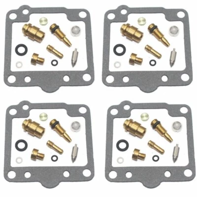 $19.40 • Buy 4 FOR Kawasaki 1981-1983 KZ1000 LTD J ELR CSR Carburetor Carb Rebuild Repair Kit
