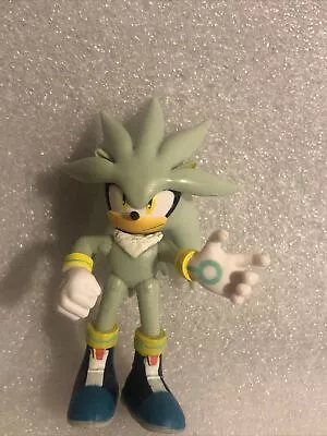 Jakks Pacific 3” Silver The Hedgehog Sonic SEGA Figure Loose • $29.99