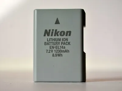 £19.95 • Buy Nikon EN-EL14A Rechargeable Li-ion Battery (D3500 Etc)