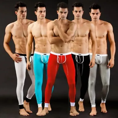Sexy Men's Thermal Underwear Pants Winter Warm Long Johns Leggings Base Layer • $10.50