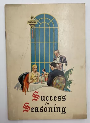 Success In Seasoning Lea & Perrins Advert Recipe Booklet 1932 • $12.50