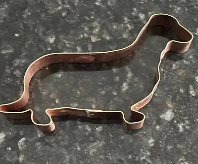 Adorable Vintage Dachshund Copper Cookie Cutter • £17.36