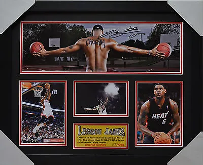 $120 • Buy Lebron James Signed And Framed Limited Edition