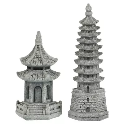 Mini Pagoda Lanterns For Garden Decoration (2 Pcs)-XL • £12.39
