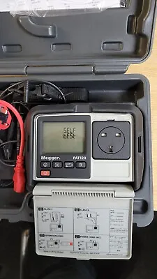 £350 • Buy Megger PAT120 Hand Held Battery Operated Portable Appliance Pat Tester