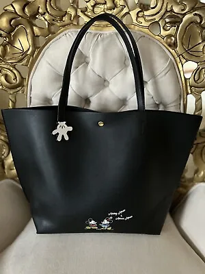 COLORS By JENNIFER SKY Disney Mickey Mouse Minnie Glove Tote Shoulder Bag Black • $39.99