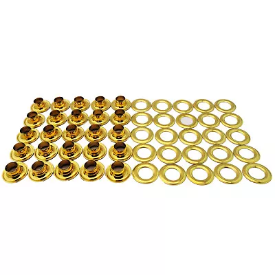 C.S. Osborne 25 Sets Brass Grommets & Plain Washers #G1-2 (3/8  Hole)  • $9.50