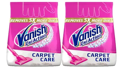 Vanish Oxi Action Carpet Stain Remover Powder Carpet Cleaner650 G (Pack Of 2) • £28