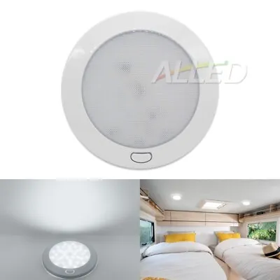 12 Volt LED Interior Lights Caravan RV Boat Dimmable Ceiling Down Dome Roof Lamp • $42.99