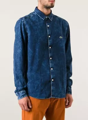 NEW Lacoste Live Denim Shirt SIZE 38 • $40