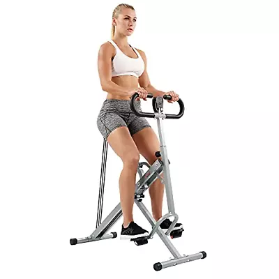 $135.11 • Buy Sunny Health & Fitness Squat Assist Row-N-Ride Trainer For Glutes Workout With