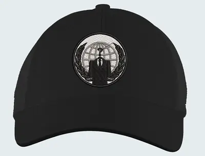 $18.99 • Buy Anonymous Guy Fawkes V For Vendetta Legion Embroidered Low Profile Baseball Hat